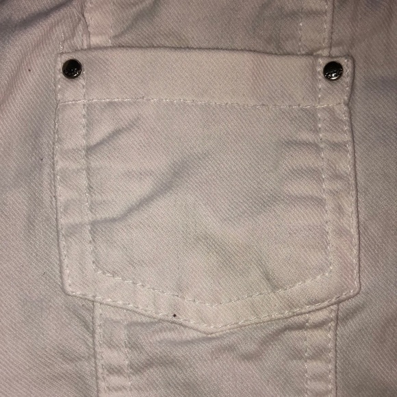 Y2K Garage Jean Jacket, White, Lightweight - Picture 7 of 15